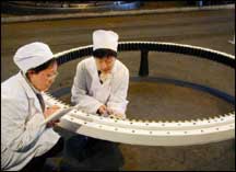 早期研制開發風力發電機軸承系列生產車間