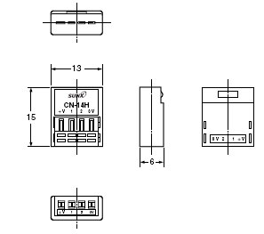 CN-14H CN-14H-2 聯結連接器(另售)