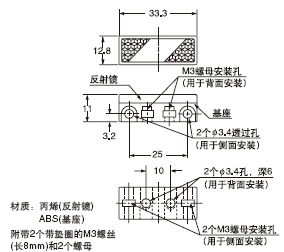 RF-210 反射鏡(另售)
