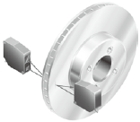 檢測圓盤滑輪的厚度